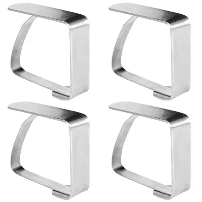 Jeklene sponke za prt, 4 kosi.