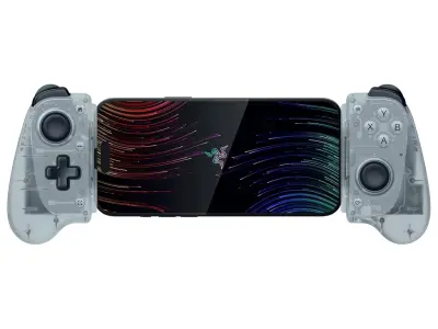 Igralni plošček Razer Kishi V3 Phantom White, Android/iOS, USB-C