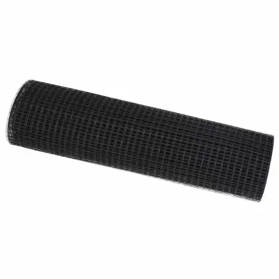 vidaXL Ograja z varjeno žico Siva 0.4 x 50 m Jeklo