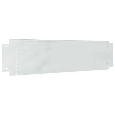 vidaXL Robniki za trato 10 pcs srebrna 100 x 25 x 0.07 cm