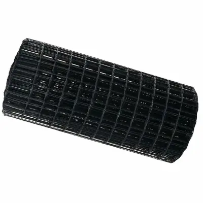 vidaXL Evropska ograja Siva 0.6 x 50 m PVC prevlečen železo