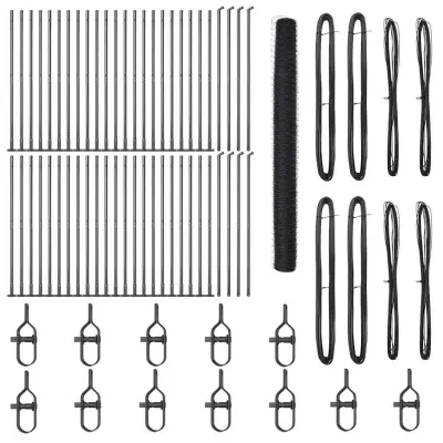 vidaXL Ogrodje s stebri Siva 1.4 x 100 m Jeklo s PVC premazom