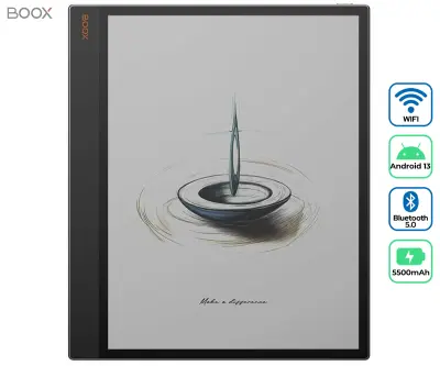 Vrnjen artikel - Smart paper tablica BOOX Tab X C, 33,8 cm (13,3"), barvni zaslon, 6 GB +128 GB, WIFI, črn + pisalo InkSpire