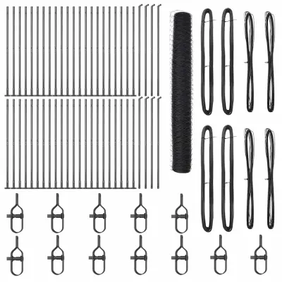 vidaXL Ogrodje s stebri Siva 1.2 x 100 m Jeklo s PVC premazom