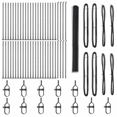vidaXL Ogrodje s stebri Siva 1.4 x 100 m Jeklo s PVC premazom