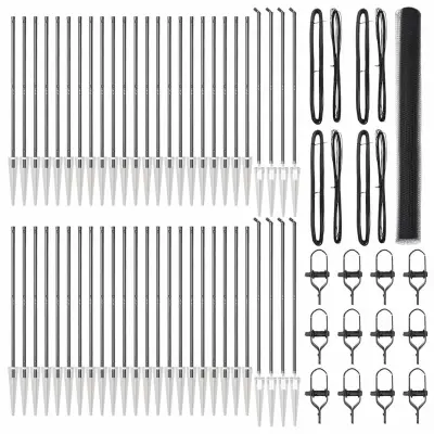 vidaXL Ogrodje s stebri Siva 1.5 x 100 m Jeklo s PVC premazom