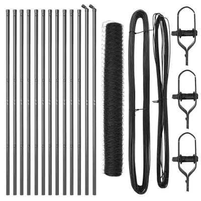 vidaXL Ogrodje s stebri Siva 1.2 x 25 m Jeklo s PVC premazom