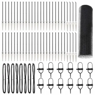 vidaXL Ogrodje s stebri Siva 0.4 x 100 m Jeklo s PVC premazom