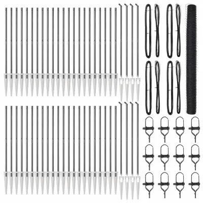 vidaXL Ogrodje s stebri Siva 1.6 x 100 m Jeklo s PVC premazom