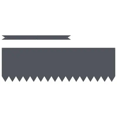 vidaXL Robniki za trato 30 pcs Antracit 100 x 0.5 x 30 cm Jeklo