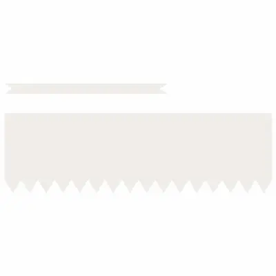 vidaXL Robovi trave 30 pcs Bela 100 x 0,05 x 20 cm Medenina