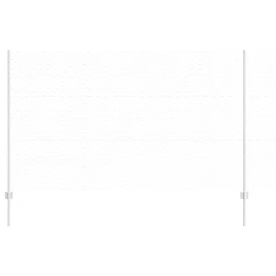 vidaXL Ograja in Stolp srebrna 1,4 x 50 m Jeklo