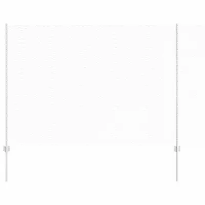 vidaXL Ograja in Stolp srebrna 1,5 x 10 m Jeklo