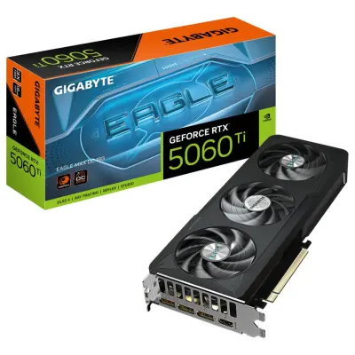 Grafična kartica nVidia RTX5060Ti GigaByte Eagle MAX OC - 16GB GDDR7 (GV-N506TEAGLEMAX OC-16GD)