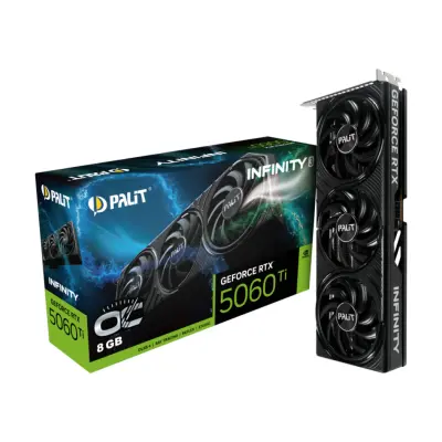 Grafična kartica nVidia RTX5060Ti Palit Infinity 3 OC - 8GB GDDR7 (NE7506TS19P1-GB2062S)