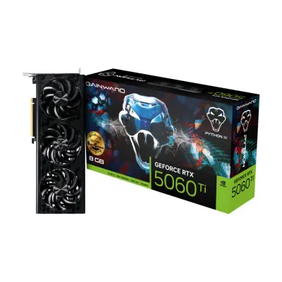 Grafična kartica nVidia RTX5060Ti Gainward Python III OC - 8GB GDDR7 (NE7506TS19P1-GB2062T)