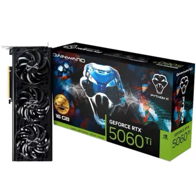 Grafična kartica nVidia RTX5060Ti Gainward Python III OC - 16GB GDDR7 (NE7506TS19T1-GB2061T)