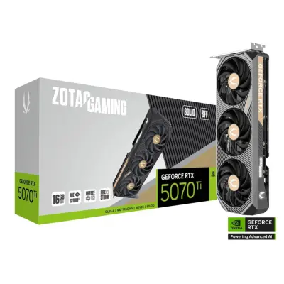Grafična kartica nVidia RTX5070Ti Zotac Solid SFF - 16GB GDDR7 (ZT-B50710D3-10P)