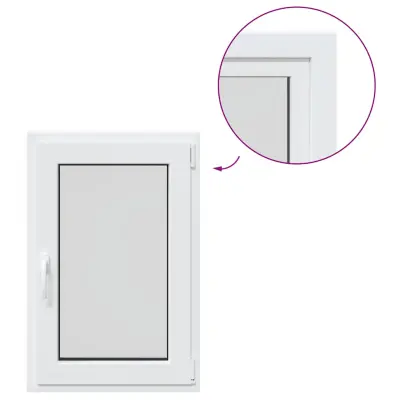 vidaXL Kletno okno "RISOR" 60x100 cm vrtljivo-nagibno DIN desno belo