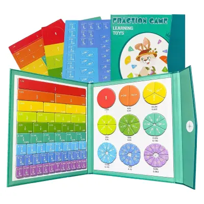 Magnetni komplet za učenje ulomkov | JOJNUMERI