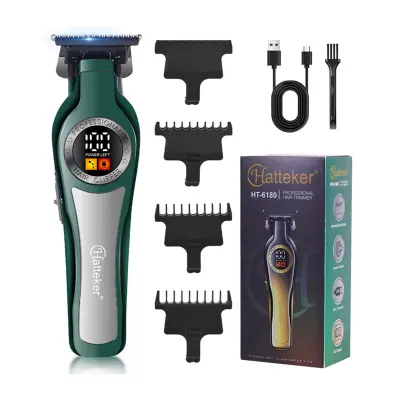 Profesionalni električni strižnik las z digitalnim zaslonom in možnostjo polnjenja Green