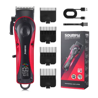 LED Digitalni Prikazovalnik Električni Strižnik Las - Profesionalni Brezžični Red