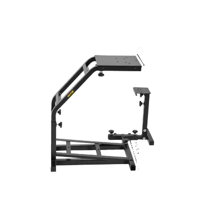 Stojalo za volan simulacije dirkanja, nastavljiva višina 22.4"-28.5", konstrukcija iz ogljikovega jekla, zasnova brez drsenja -Tip A