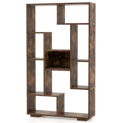 Sodobna geometrijska knjižna omara Knjižna omara za dnevno sobo