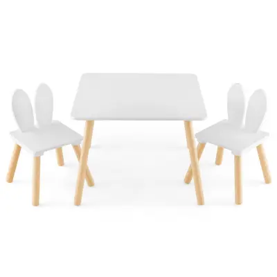 3-delni komplet otroškega pohištva 2 x stol + miza