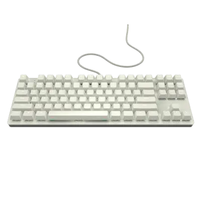 Nubi NK87 White - Mehanska igralna tipkovnica [ANSI US]