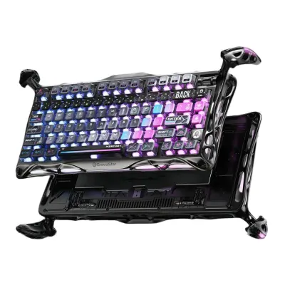 GravaStar Mercury K1 Pro Posebna izdaja Cyberpunk / Brezžična Mehanska Tipkovnica / Gravastar x Kalih