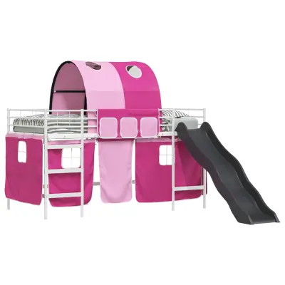 vidaXL Bela in roza 90 x 201 cm