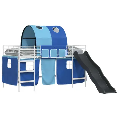 vidaXL Bela in modra 80 x 201 cm