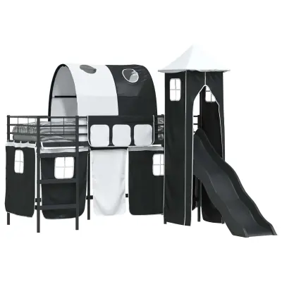 vidaXL Črna 90 x 190 cm