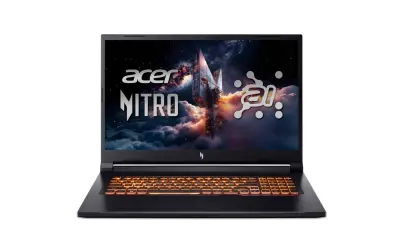 Prenosnik ACER Nitro V 17 AI 43,9 cm (17,3"), Full HD, IPS, 144 Hz, Ryzen 7 260, 32 GB RAM, 1 TB SSD, RTX 5060, W11H|Gaming