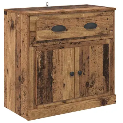 vidaXL Visok predalnik Star les 70 x 35,5 x 67,5 cm Konstruiran les