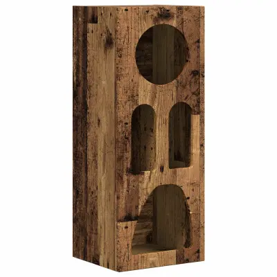 vidaXL Strani šal Star les 40 x 35 x 100,5 cm Konstruiran les