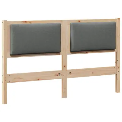 vidaXL Vzglavje Drugo Rjava 160 cm Trdna borovina