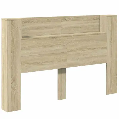vidaXL Vzglavje Sonoma hrast 160 x 16,5 x 103,5 cm Konstruiran les