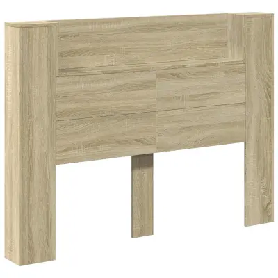vidaXL Vzglavje Sonoma hrast 140 x 16,5 x 103,5 cm Konstruiran les