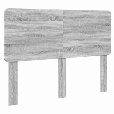 vidaXL Vzglavje z vzglavjem Siva Sonoma 150 cm Konstruiran les