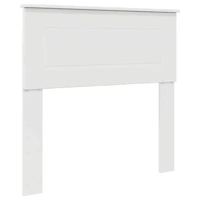 vidaXL Vzglavje z vzglavjem Svetlo Belo 90 cm Konstruiran les