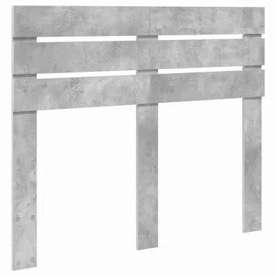 vidaXL Vzglavje z vzglavjem Betonsko siva 120 cm Konstruiran les