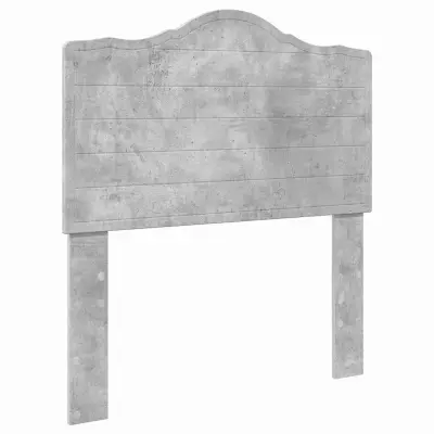 vidaXL Vzglavje z vzglavjem Betonsko siva 100 cm Konstruiran les