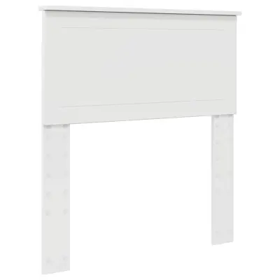 vidaXL Vzglavje z vzglavjem Svetlo Belo 80 cm Konstruiran les