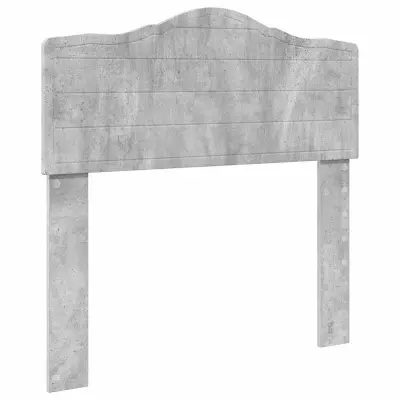vidaXL Vzglavje z vzglavjem Betonsko siva 100 cm Konstruiran les