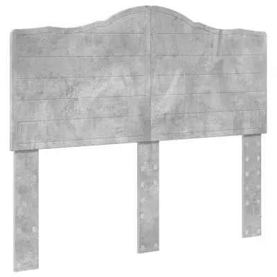 vidaXL Vzglavje z vzglavjem Betonsko siva 120 cm Konstruiran les
