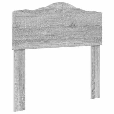 vidaXL Vzglavje z vzglavjem Siva Sonoma 80 cm Konstruiran les