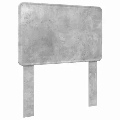 vidaXL Vzglavje z vzglavjem Betonsko siva 75 cm Konstruiran les