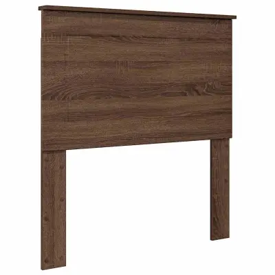 vidaXL Vzglavje z vzglavjem Rjav hrast 90 cm Konstruiran les